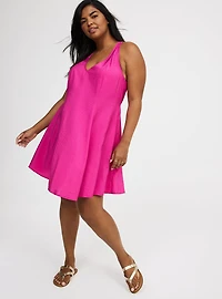 Twist Back Mini Dress
