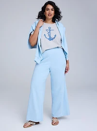 Belle Isle Pull-On High-Rise Pant