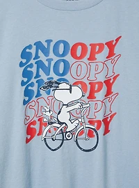 Snoopy Relaxed Cotton Crew Tee