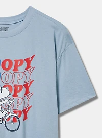 Snoopy Relaxed Cotton Crew Tee