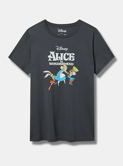 Alice Wonderland Classic Cotton Crew Tee