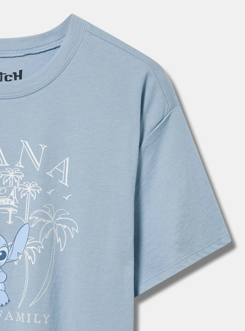 Lilo and Stitch Ohana Relaxed Cotton Crew Tee
