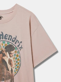 Jimi Hendrix Relaxed Cotton Crew Tee