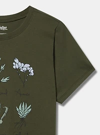 Harry Potter Herbology Classic Cotton Crew Tee