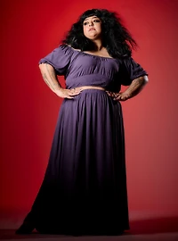 Nightfall Side Slit Maxi Skirt