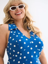 Retro Chic Halter Romper