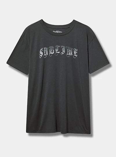 Sublime Relaxed Cotton Crew Tee