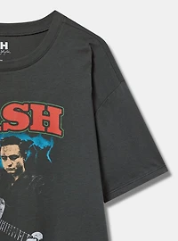 Johnny Cash Relaxed Cotton Crew Tee