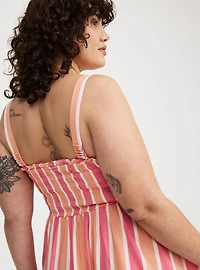 Smocked Tube Mini Dress