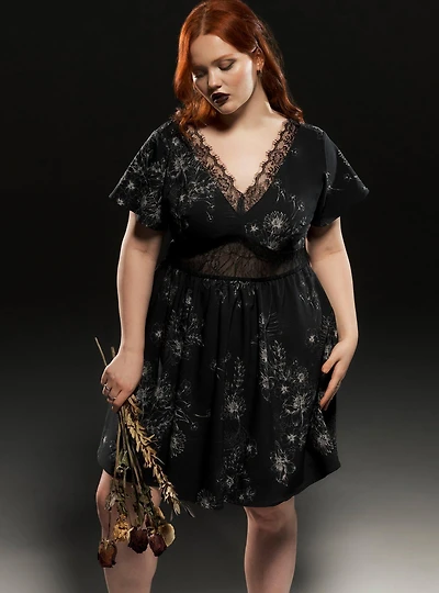 Nightfall Babydoll Mini Dress