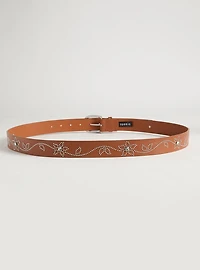 Floral Studded Belt