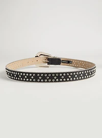 Rhinestone Studded Western Belt
