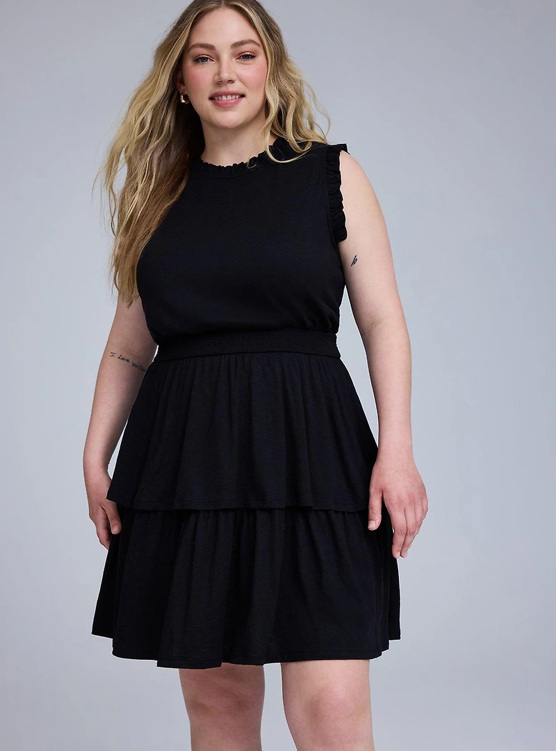 Belle Isle Tiered Mini Dress