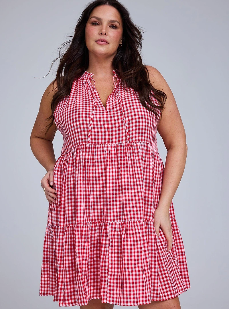 Belle Isle Tiered Mini Dress