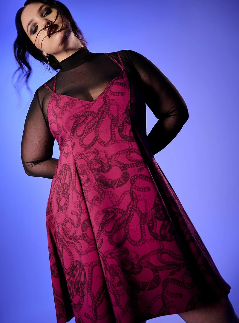 Nightfall Strappy-Back Mini Dress