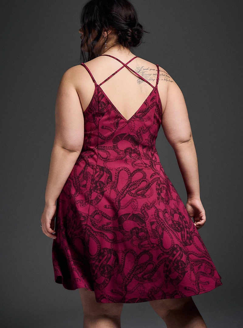Nightfall Strappy-Back Mini Dress