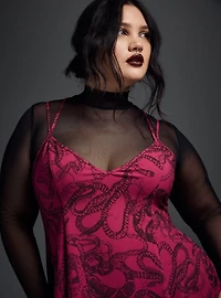 Nightfall Strappy-Back Mini Dress