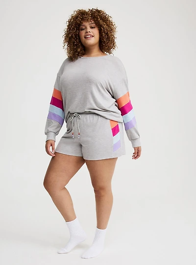 Side Striped Lounge Short