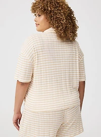 Collared Crop Top