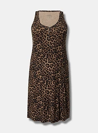 Ribbed Midi Lounge Dress