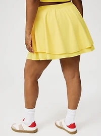 Stretch Woven Skirt with Bike Short