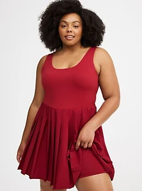 Performance Core Pleated 2fer Active Dress