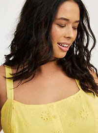 Cotton Eyelet Cami