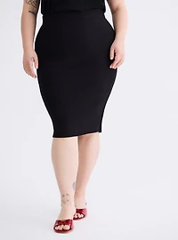 Retro Chic Pencil Skirt