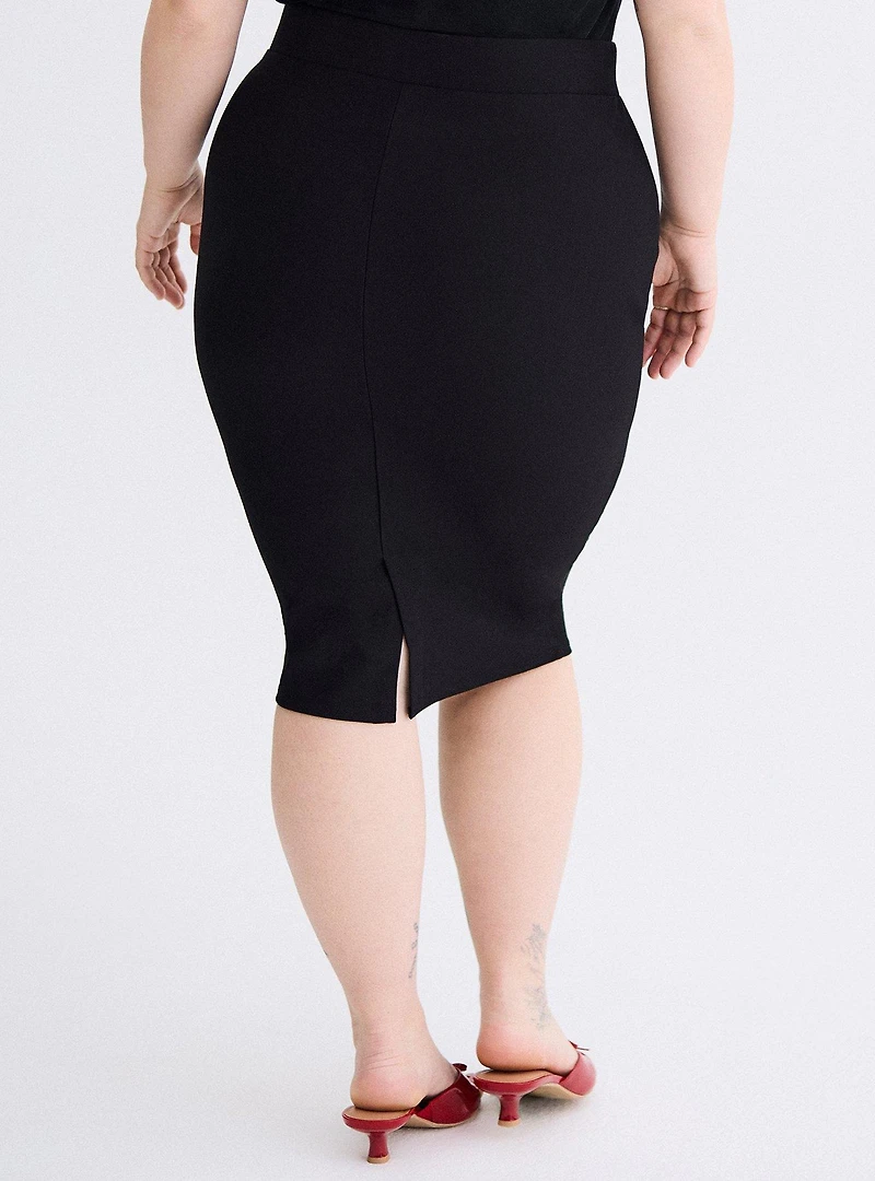 Retro Chic Pencil Skirt