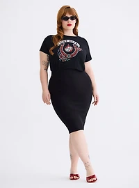 Retro Chic Pencil Skirt
