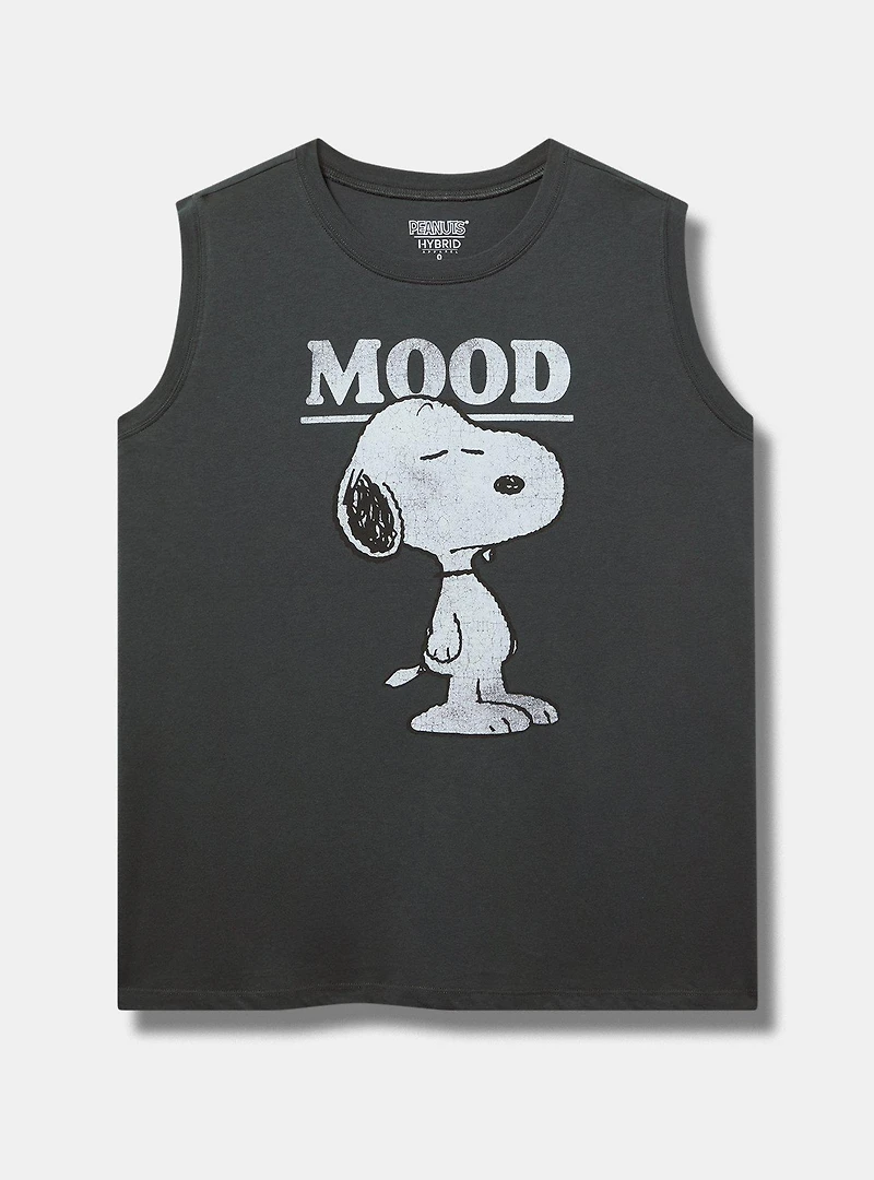 Snoopy Mood Relaxed Cotton Tank