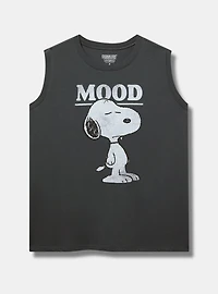 Snoopy Mood Relaxed Cotton Tank
