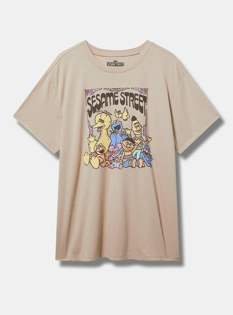 Sesame Street Relaxed Cotton Crew Tee