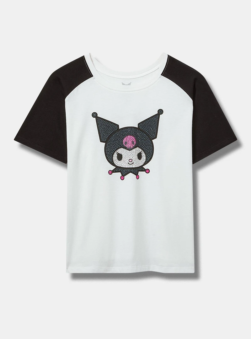 Kuromi Cotton Raglan Tee