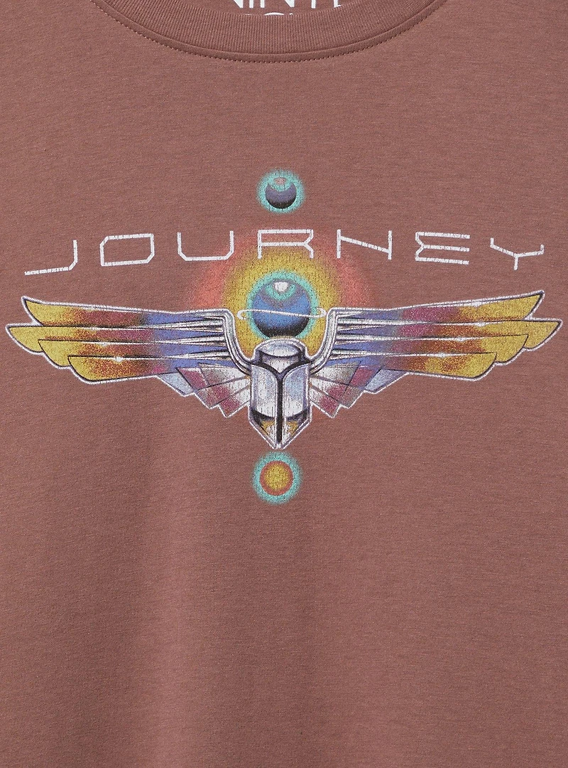 Journey Oversized Cotton Crew Tunic Tee