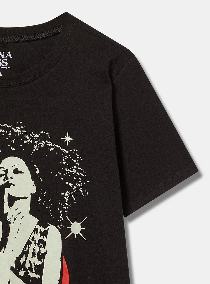 Diana Ross Classic Cotton Crew Tee