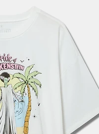 Bride of Frankenstein Oversized Cotton Tunic Tee