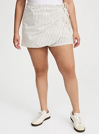 Beach Linen Side-Tie Skort
