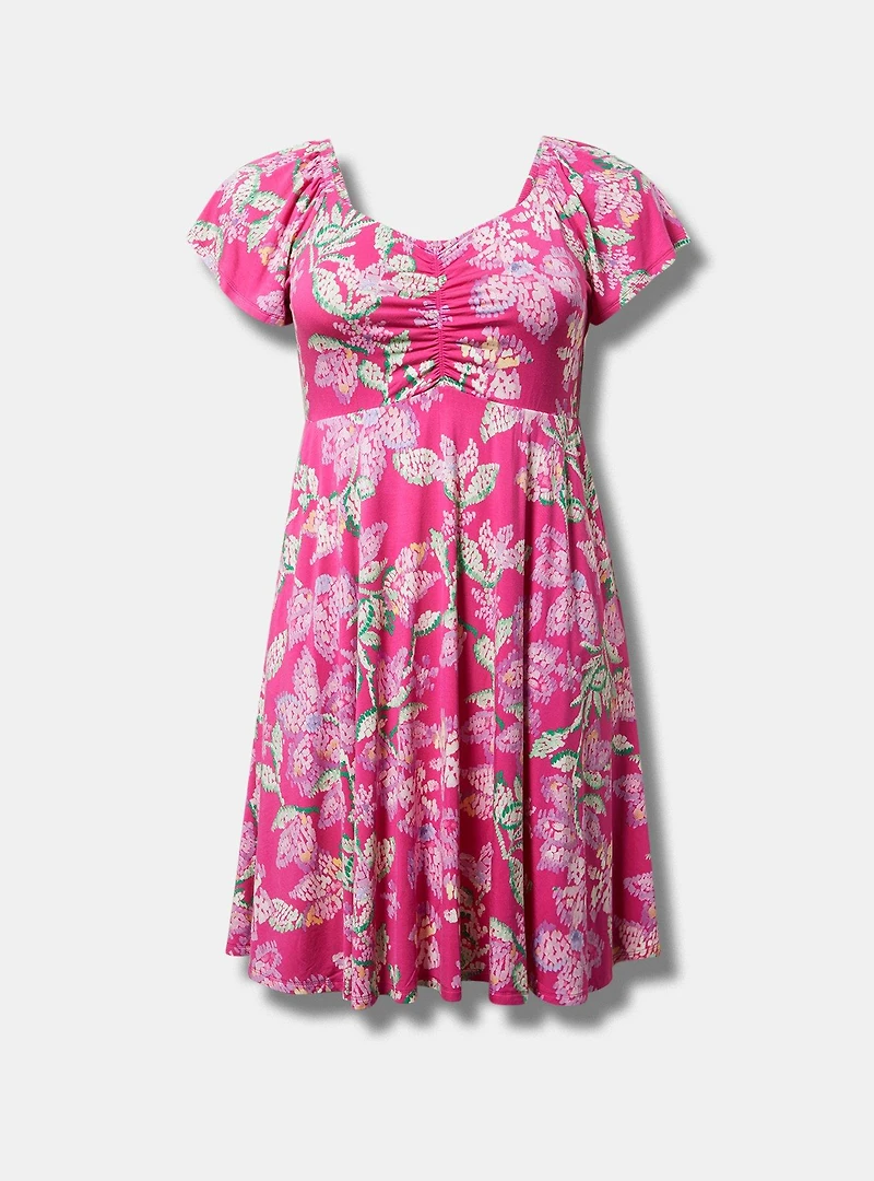 Flutter Sleeve Mini Dress