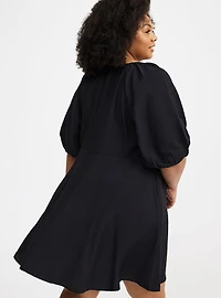 V-Neck Mini Dress