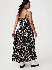 Challis Smocked Maxi Dress