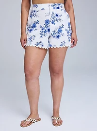 Belle Isle 5'' Scallop Hem Short