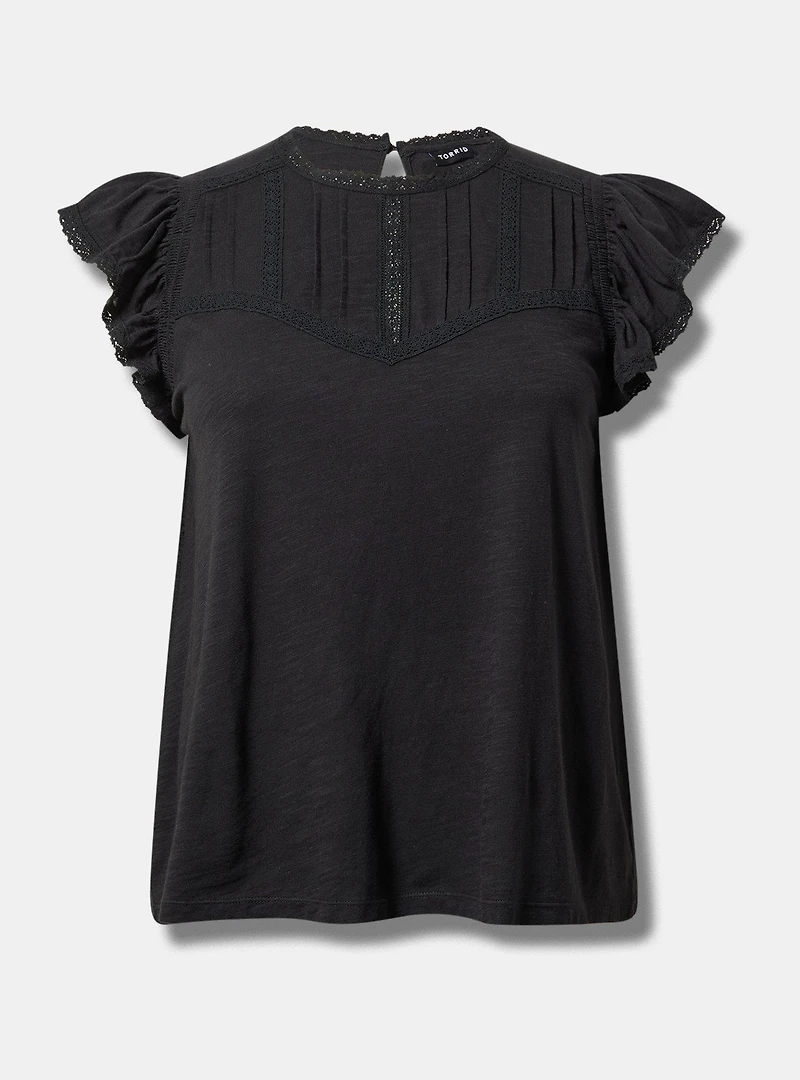 Flutter Sleeve Top
