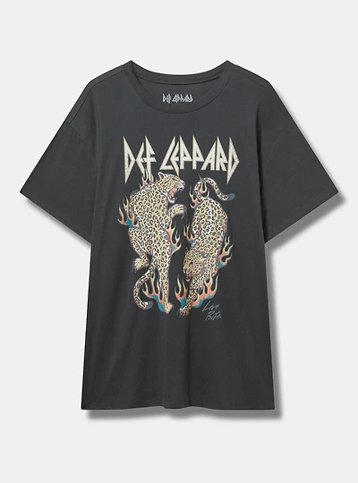 Def Leppard Relaxed Cotton Crew Tee