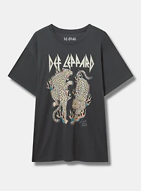 Def Leppard Relaxed Cotton Crew Tee