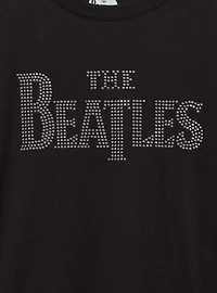 The Beatles Classic Cotton Crew Rhinestone Tee