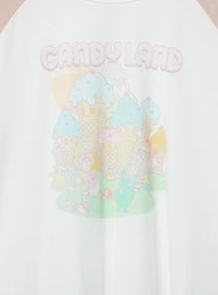 Candy Land Raglan Tee