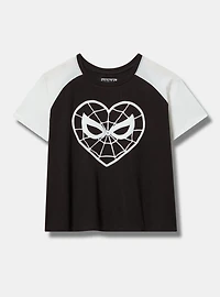 Spiderman Cotton Raglan Puff Tee