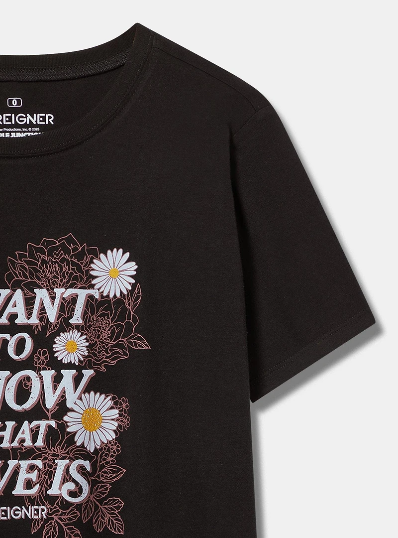 Foreigner Classic Cotton Crew Tee