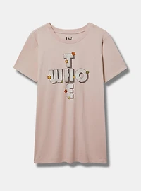 The Who Classic Cotton Crew Embroidery Tee